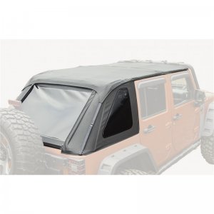 Jeep Wrangler JK Bowless Soft Top - Rugged Ridge - Black Diamond - `07-`18