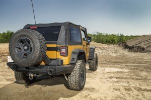 Jeep Wrangler JK Montana Top - Rugged Ridge - Bowless - Black Diamond - `07-`18