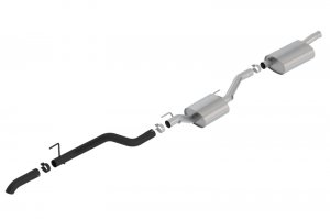 Jeep Gladiator Performance Exhaust - Borla - Cat Back Touring - Black - 3.6L - `20-`23