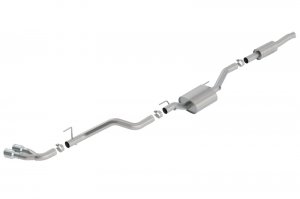 Jeep Gladiator Performance Exhaust - Dual Side - Borla - ATAK, Cat Back - 3.6L - `20-`23