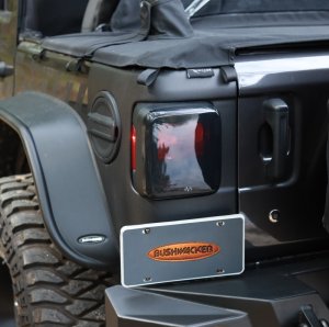 Jeep Wrangler JL Trail Armor Rear Corner Guard - Rear - Bushwacker - Black - `18-`22
