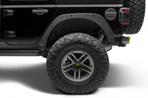 Jeep Wrangler JL Trail Armor Fender Delete Kit - Front + Rear - Bushwacker - Black - `18-`22