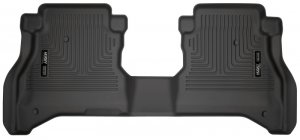 Jeep Gladiator Floor Liners - Rear - Husky Liners - WeatherBeater Series - Black - `20-`21
