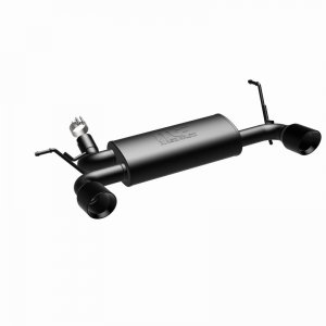 Jeep Wrangler JK Axle Back Exhaust - Rear - Magnaflow - Street Series Dual Split - Black - 3.8/3.6L - `07-`17