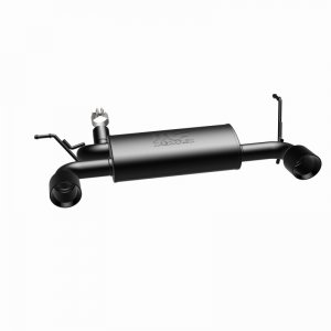 Jeep Wrangler JK Axle Back Exhaust - Rear - Magnaflow - Street Series Dual Split - Black - 3.8/3.6L - `07-`17