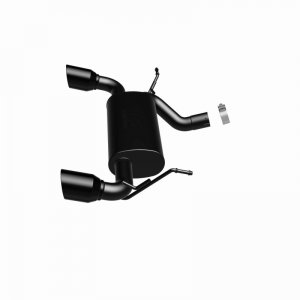 Jeep Wrangler JK Axle Back Exhaust - Rear - Magnaflow - Street Series Dual Split - Black - 3.8/3.6L - `07-`17