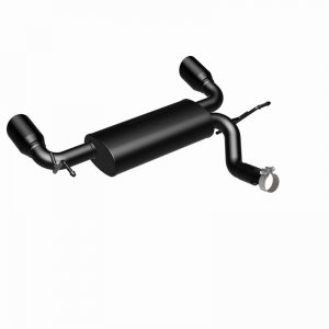 Jeep Wrangler JK Axle Back Exhaust - Rear - Magnaflow - Street Series Dual Split - Black - 3.8/3.6L - `07-`17