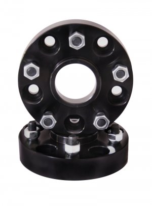 Jeep Grand Cherokee Wheel Spacers - Rugged Ridge - "1.5 - Convert to "4 x 5 - "5 x 5 - Black