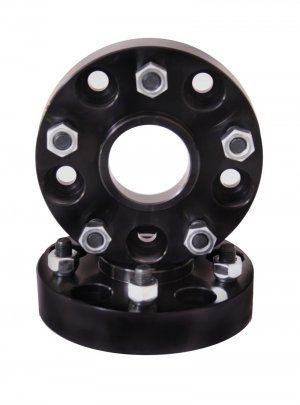 Jeep Grand Cherokee Wheel Spacers - Rugged Ridge - "1.5 - Convert to "4 x 5 - "5 x 5 - Black