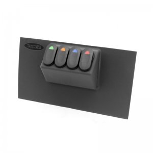 Jeep Wrangler JK Lower Switch Panel Kit - Lower - Rugged Ridge - Black - `07-`10