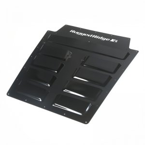 Jeep Wrangler JK Hood Vent Insert - Rugged Ridge - Louvered - Primer - `07-`18