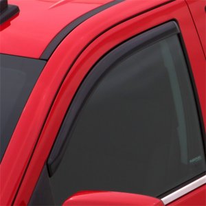 Jeep Wrangler JL Ventvisor In-Channel Deflector - Front - AVS - 2 pc. - Smoke - 2018
