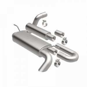 Jeep Wrangler JL Axle Back Exhaust - Rear - Magnaflow - Overland Series - Stainless - `18-`24