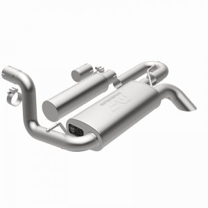 Jeep Wrangler JL Axle Back Exhaust - Rear - Magnaflow - Overland Series - Stainless - `18-`24