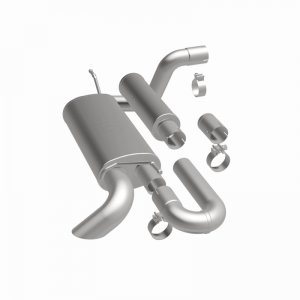 Jeep Wrangler JL Axle Back Exhaust - Rear - Magnaflow - Overland Series - Stainless - `18-`24