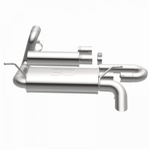 Jeep Wrangler JL Axle Back Exhaust - Rear - Magnaflow - Overland Series - Stainless - `18-`24