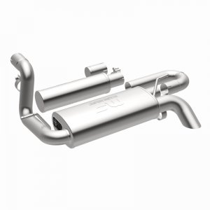 Jeep Wrangler JL Axle Back Exhaust - Rear - Magnaflow - Overland Series - Stainless - `18-`24