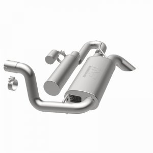 Jeep Wrangler JL Axle Back Exhaust - Rear - Magnaflow - Overland Series - Stainless - `18-`24
