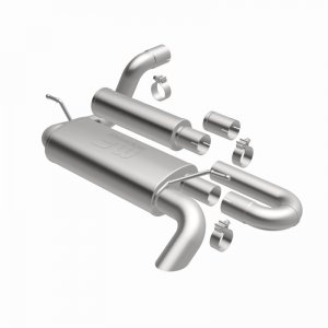 Jeep Wrangler JL Axle Back Exhaust - Rear - Magnaflow - Overland Series - Stainless - `18-`24