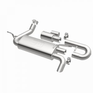 Jeep Wrangler JK Axle Back Exhaust - Magnaflow - Overland Series - 3.6L or 3.8L - `07-`18