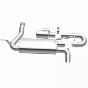 Jeep Wrangler JK Axle Back Exhaust - Magnaflow - Overland Series - 3.6L or 3.8L - `07-`18