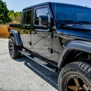 Jeep Gladiator Nerf Bars - Westin - PRO TRAXX 5 - Black - 2020+