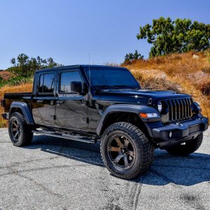 Jeep Gladiator Nerf Bars - Westin - PRO TRAXX 5 - Black - 2020+