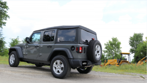 Jeep Wrangler JL Axle-Back Sport - Rear - CORSA Performance - Dual Rear Turn Down Exit - 2.5in - `18-`24
