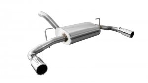 Jeep Wrangler JL Axle-Back Exhaust - Rear - CORSA Performance - Touring - Polished - `18-`24