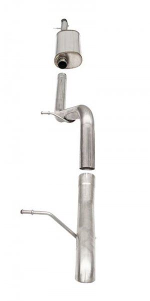 Jeep Wrangler JK Cat-Back Exhaust - Rear - CORSA Performance - Sport - 3.6L - `07-`18