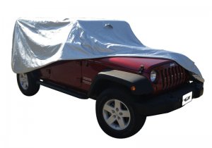 Jeep Wrangler JK Car Cover - Rampage - Multiguard - Silver - `07-`18