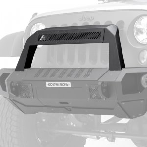 Jeep Gladiator Trailline Bumper - Go Rhino - Traliline 10 Light Mount Bar - Textured Black