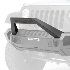 Jeep Gladiator Bumper - Go Rhino - Trailline 30 Light Mount Bar - Textured Black - `07-`20