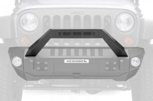 Jeep Gladiator Bumper - Go Rhino - Trailline 30 Light Mount Bar - Textured Black - `07-`20