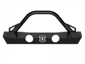 Jeep Gladiator Bumper - Front - ICON - Pro Series with Bar/Tabs - Semi-gloss black - 2020
