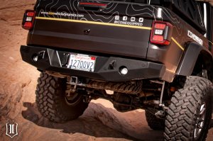 Jeep Gladiator Bumper - Rear - ICON - Pro Series - Satin Black - 2020+