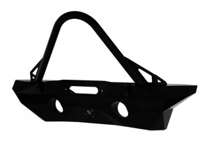 Jeep Wrangler JK Bumper - Front - ICON - Pro Series Mid Width Front Recessed Winch with Stinger and Tabs - Black - `07-`18