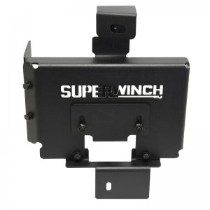 Jeep Wrangler JL Auxiliary Battery Mount - Superwinch - Black/Red - `18-`24