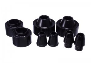 Jeep Wrangler JK Coil Spring Spacer Lift Set - Front & Rear - Energy Suspension - 1-3/4in Lift Set - Black - `07-`17
