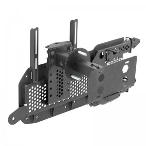 Jeep Wrangler JL Spare Tire Carrier - Rear - Go Rhino - Adjustable - Tex. Blk - `08-`22