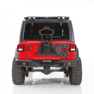 Jeep Wrangler JL Spare Tire Carrier - Rear - Go Rhino - Adjustable - Tex. Blk - `08-`22