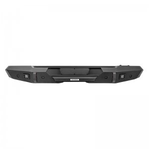 Jeep Wrangler JL Trailline Rear Straight Bumper - Rear - Go Rhino - Textured Black Finish - Black - `18-`20