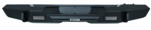 Jeep Wrangler JK Trailine Rear Straight Bumper - Rear - Go Rhino - Textured Black - `07-`18