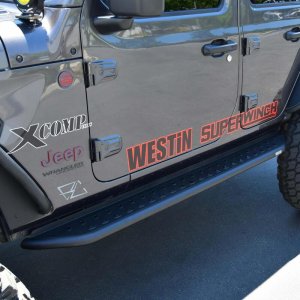 Jeep Wrangler JL Running Board - Westin - Outlaw - Textured Black - `18-`24