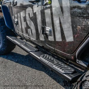 Jeep Wrangler JL Nerf Step Bars - Westin - R5 - Black - `18-`22