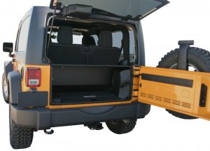Jeep Wrangler JK - TFY Tailgate Security Enclosure