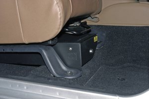 Jeep Wrangler JK Underseat Drawer - Passenger's Side - Tuffy Products - Standard Key - Black - `07-`18