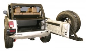 Jeep Wrangler JK - TFY Tailgate Security Enclosure