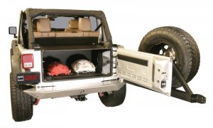 Jeep Wrangler JK - TFY Tailgate Security Enclosure