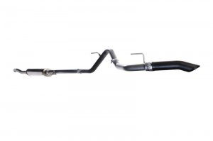 Jeep Gladiator Performance Exhaust - Single Rear Exit - JBA - Cat Back - Stainless steel polished chrome - 3.6L - `18-`22